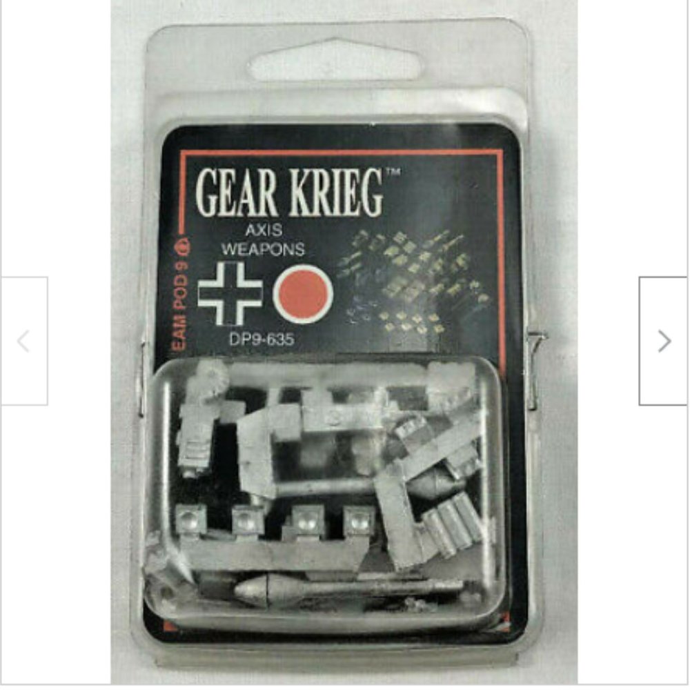 Gear Krieg Mini Axis Weapons/Accessories Pewter Miniature Dream Pod DP9-635